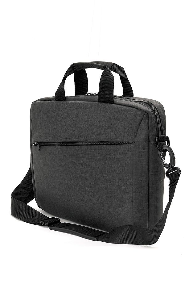 Orijinal 15.6" inç Siyah Kumaş Notebook İş ve Günlük Kullanım Laptop Bilgisayar Evrak Çantası - 1