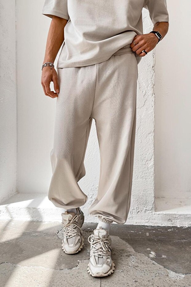 Taş Cozy Premium Basic Paça Lastik Eşofman - 1