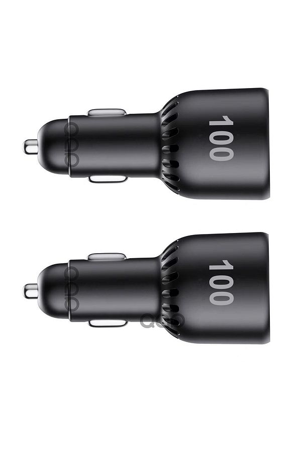65 Watt Type-C + USB-A Araç Şarj Aleti iPhone & Android & Notebook Araç içi Şarj Cihazı Total 100W - 6