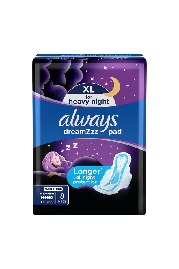 XL Night Maxi Thick Sanitary Pads 8 Pcs – 400mm Extra Absorbent Comfort