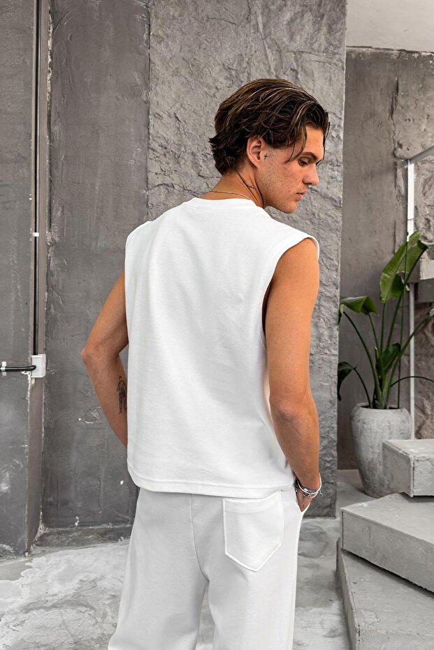 Tricou alb Cozy Premium Basic - 7