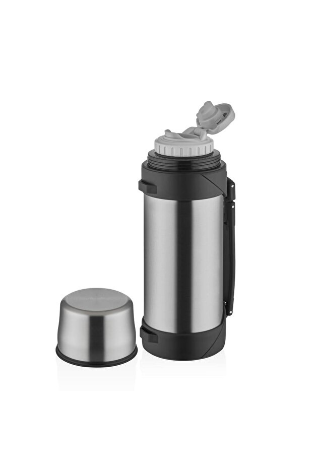 Çelik Termos 2000Ml Gri - 2
