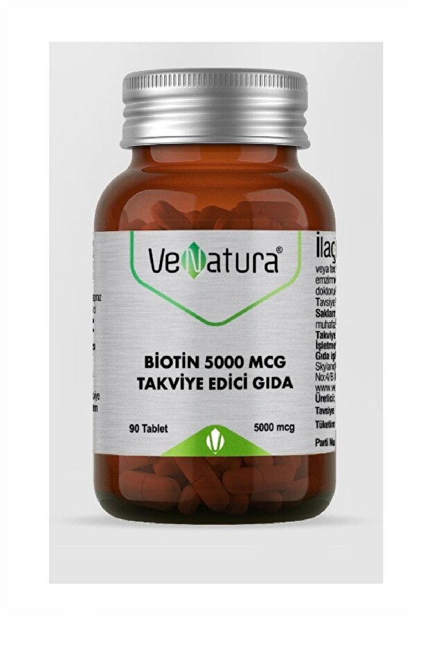 Biotin 5000 mcg 90 Tablet - 1