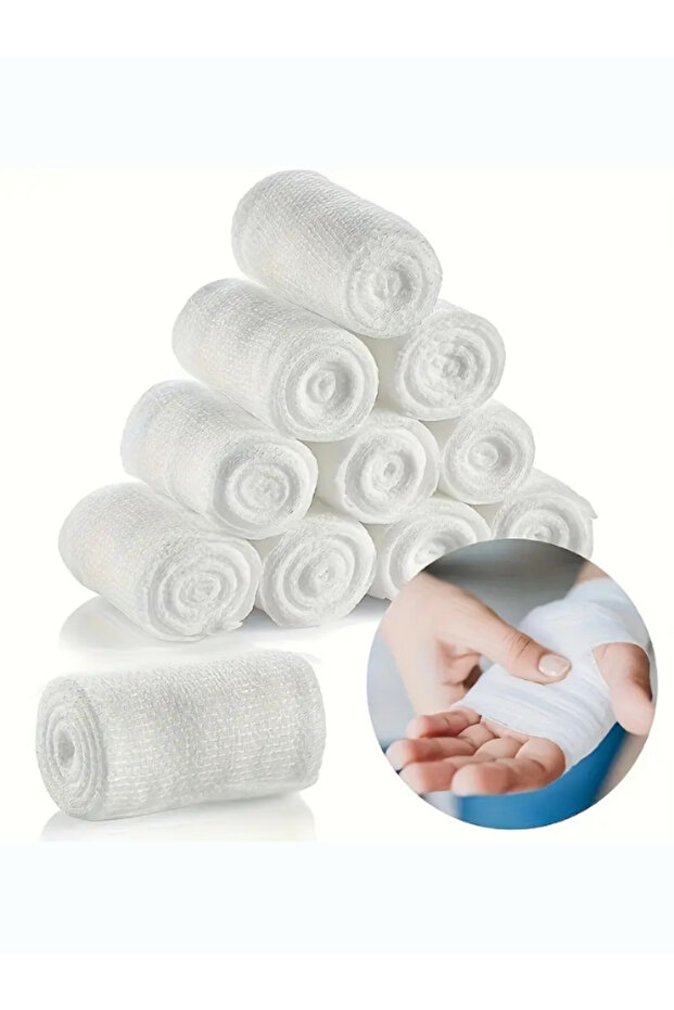 OctaCare Elastik Sargı Bezi 10CM X 4M 10 ADET - 3