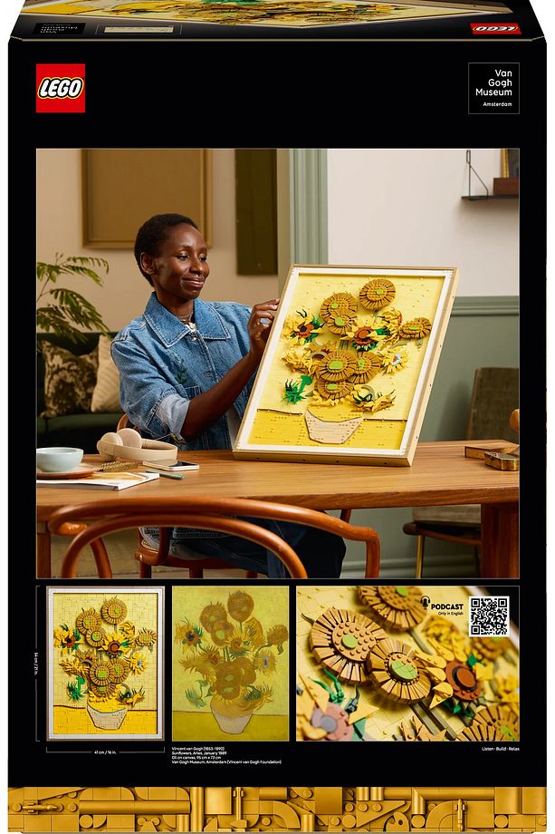 ® Art Vincent van Gogh – Ayçiçekleri 31215 - 18+ Koleksiyonluk Tablo Yapım Seti (2615 Pr) - 5