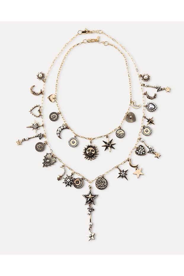 Çok Uçlu Charm Kolye - 2