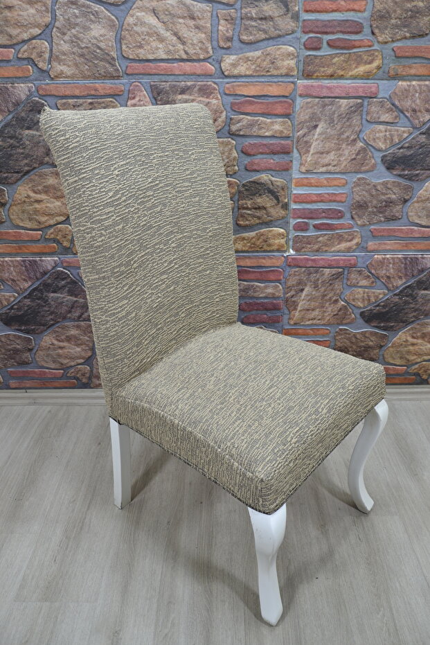 Avant-Garde Chair Cover Oversized Jacquard Fabric