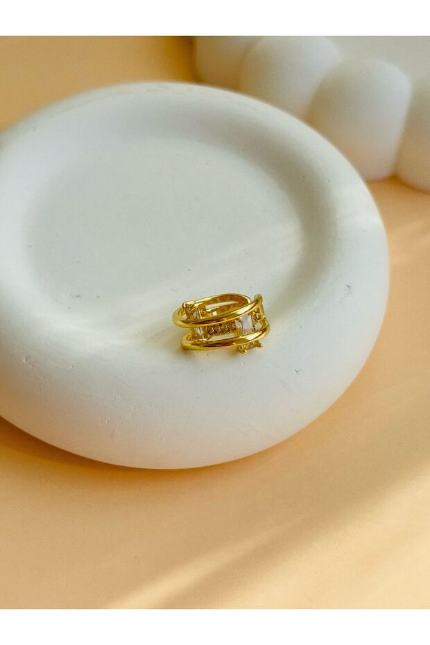 TAŞLI SARMAL EARCUFF