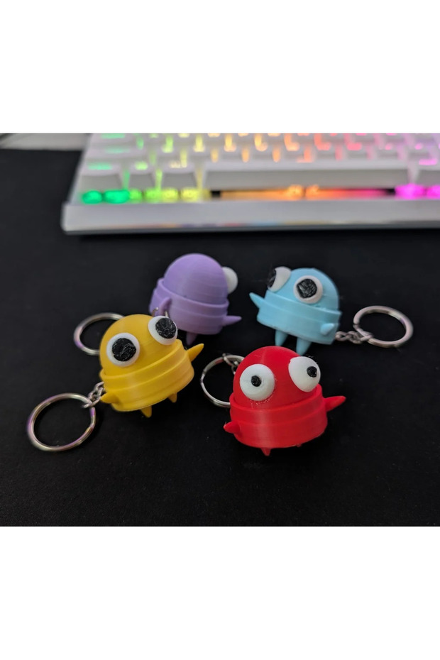 R.E.P.O Fidget Keychain - Stress Relief Keychain (1 Piece) - 1