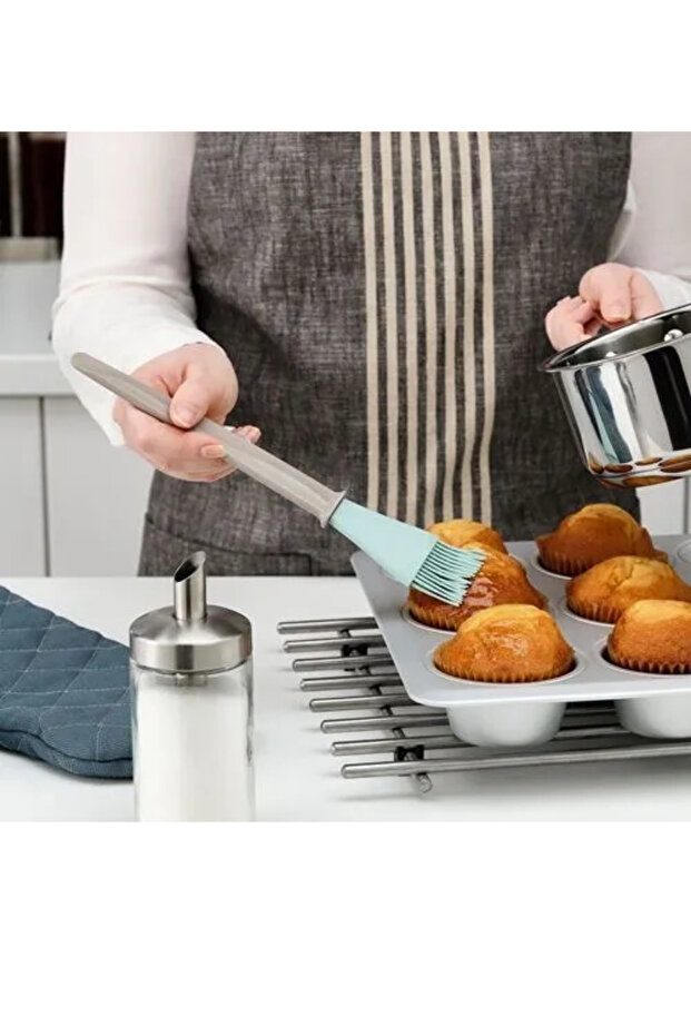 BAKGLAD yumurta fırçası, bej-mavi - 3