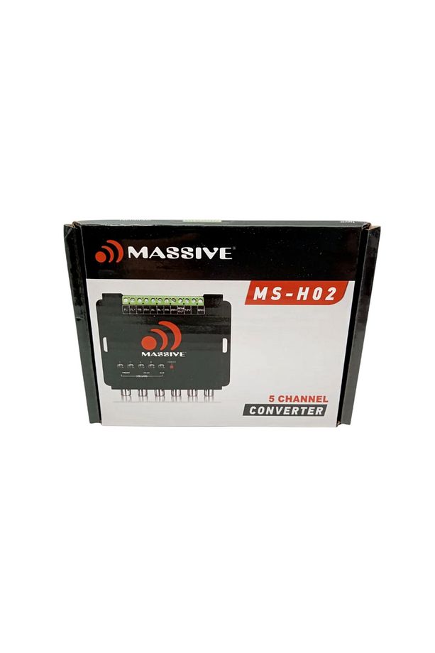 MASSİVE PROFESYONEL 5 KANAL DECK ÇEVİRİCİ 3 AMFİ ÇIKIŞ TETİKLEMELİ ANFİ DÖNÜŞTÜRÜCÜ MS-H02 CONVERTER - 4