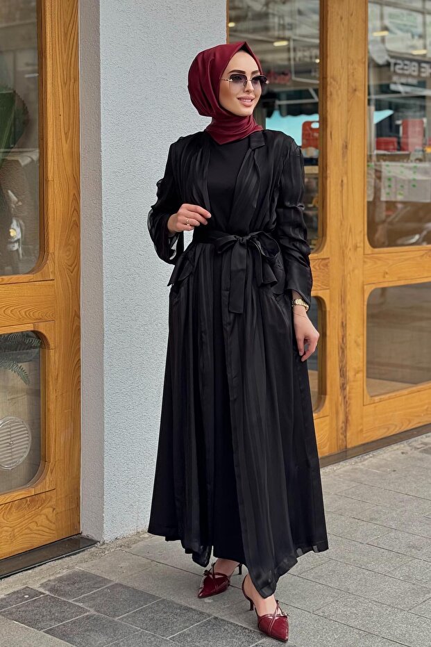 Elbise 37812 Siyah - 1