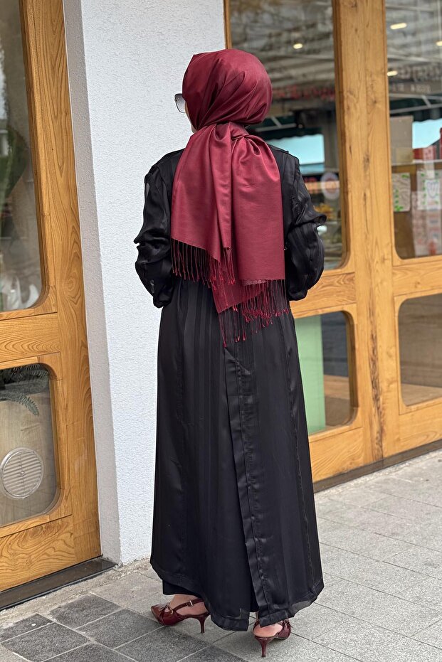 Elbise 37812 Siyah - 4