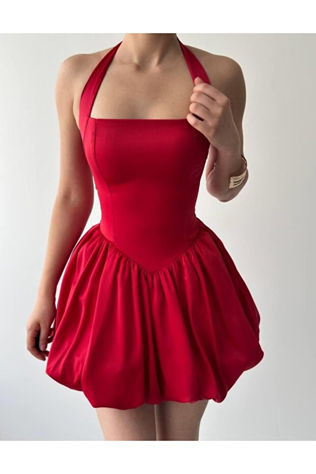 Slim Mini Elbise - 2