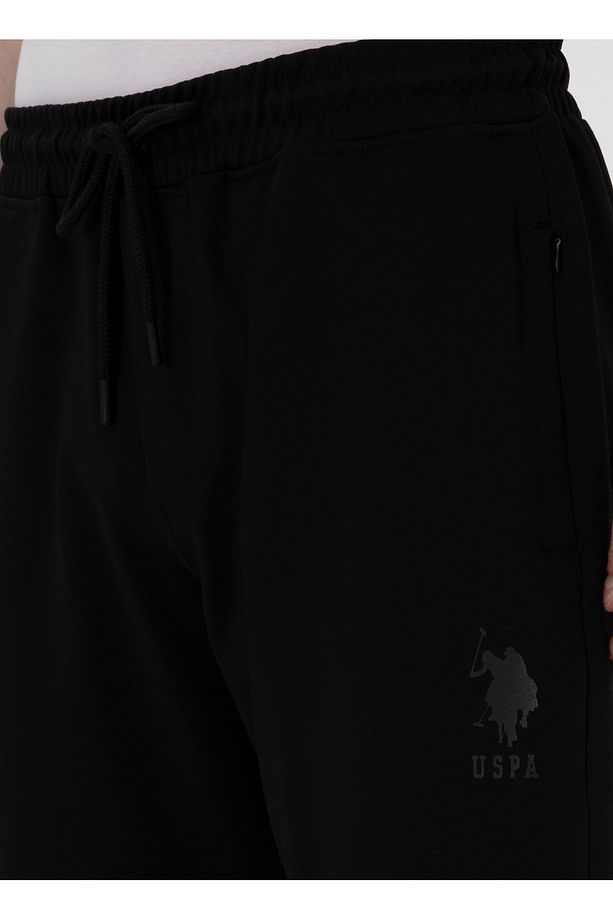 Siyah Erkek Regular Fit Sweat Şort TEROY - 5