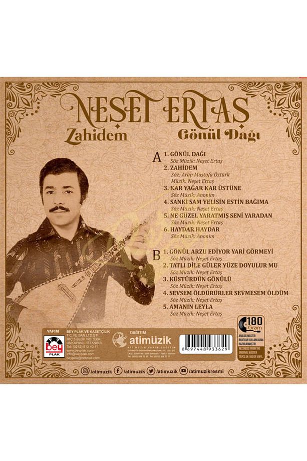 Plak - Neşet Ertaş - Zahidem / Gönül Dağı - 2