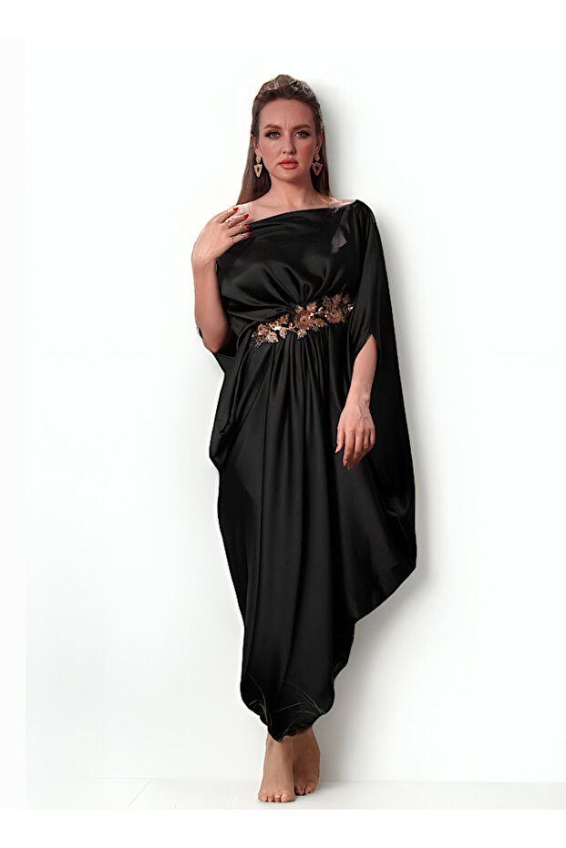 Ecstacy GREEK PLEAT BLACK