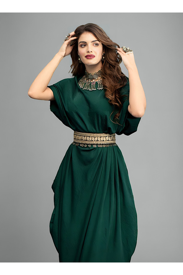 فستان زمردي اللون - 3