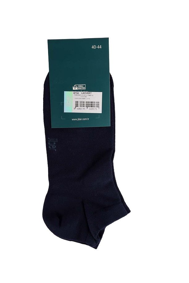 Erkek Bambu Patik Likralı Çorap 6750 - 6 Adet - 3