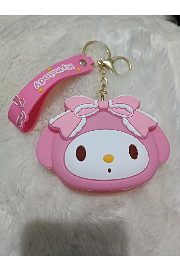 Sanrio Kuromi My Melody Hello Kitty Silicone Keychain Coin Purse