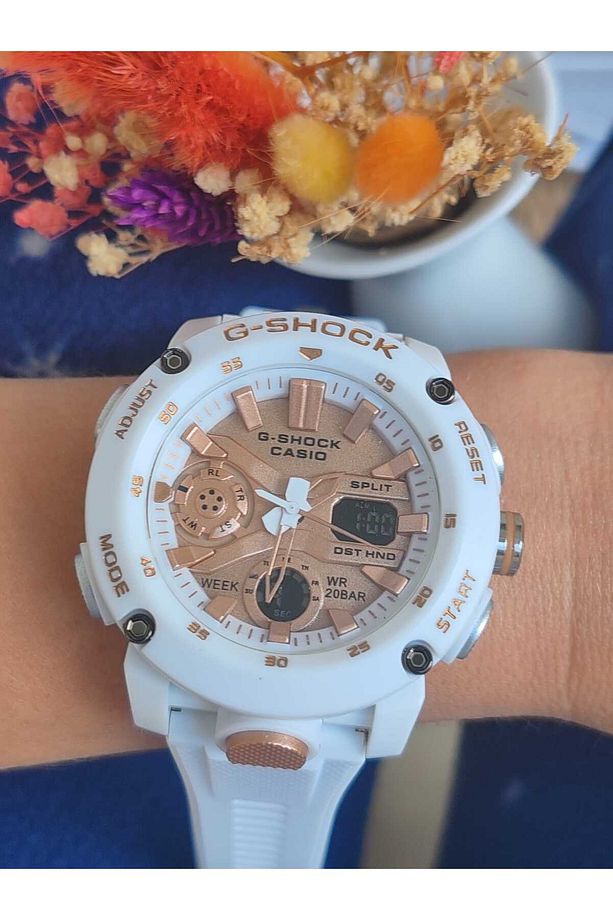 Cassio Analog Ve Dijital Su Geçirmez Alarm, Takvim, Led Işık - 1