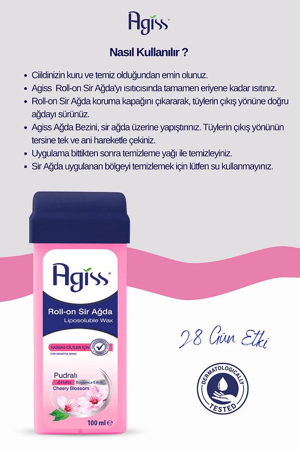 Roll On Sir Ağda 100 ml Hassas Ciltler/pudralı 8698703020672-t - 8
