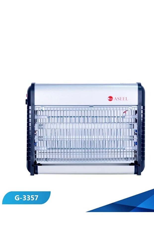 ASEEL مصيدة البعوض الكهربائية LED الفضية الأصلية، مقاس 2*8 سم