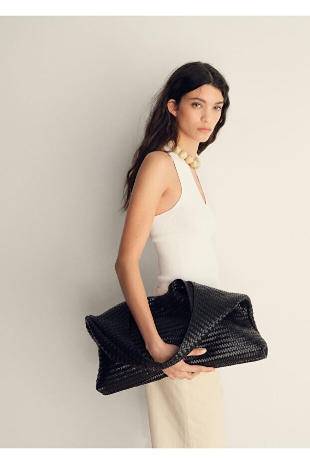 Ribana askılı bluz - 1