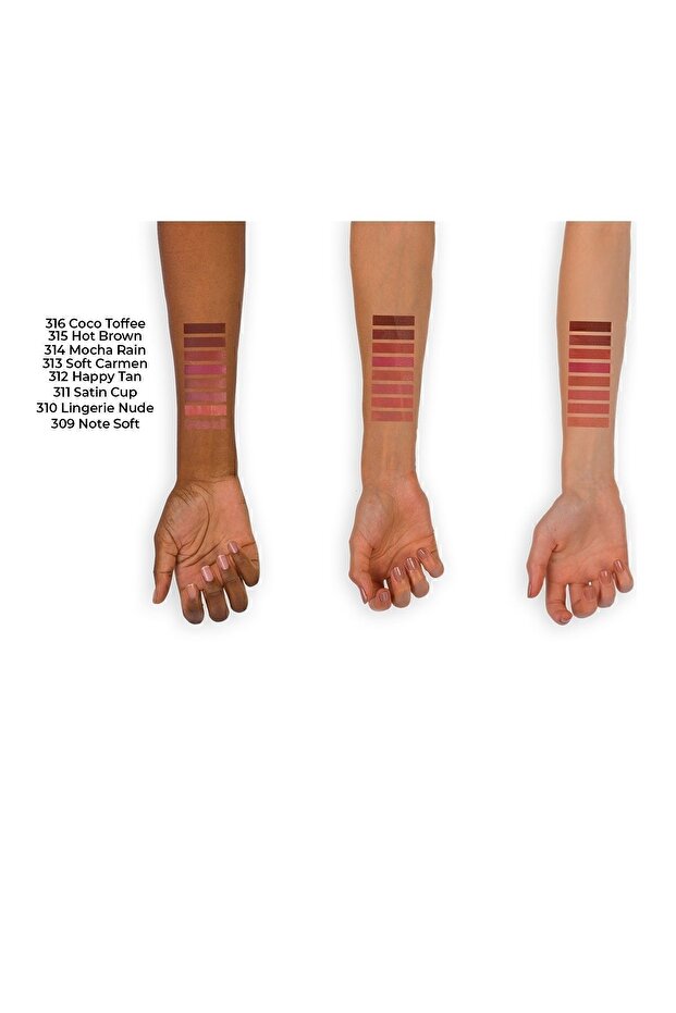 Mattemoist Lipstick Ruj Mat 309 Note Soft – Nude - 3