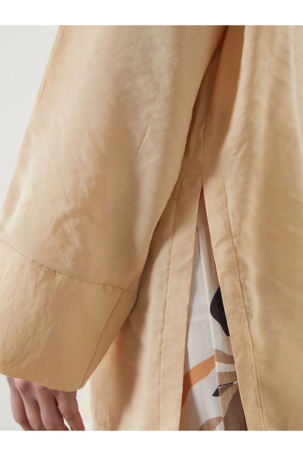 LCW Modest Sari Modal Karışımlı Kadın Gömlek Tunik - 3