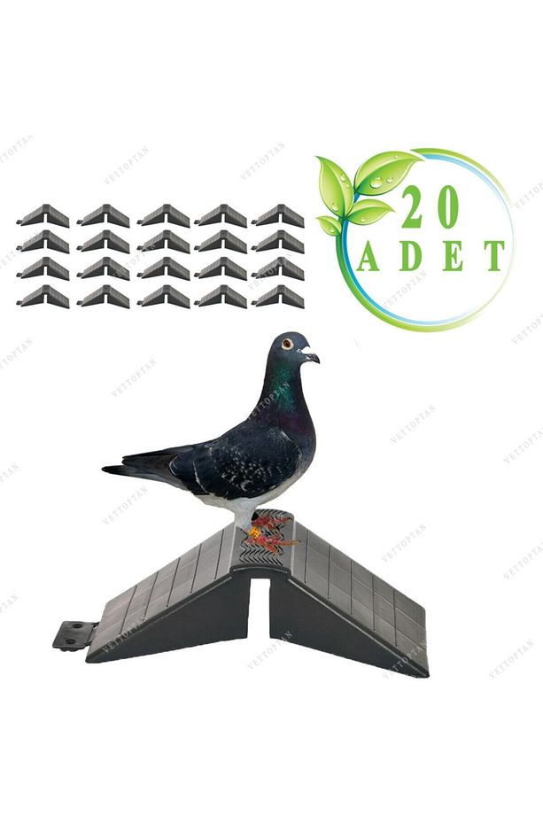 Tünek Güvercin Bekar Tüneği 20 Adet Plastik Kuş Pigeon Yuva Yuvalık Kümes Ekipman Malzemeler - 1