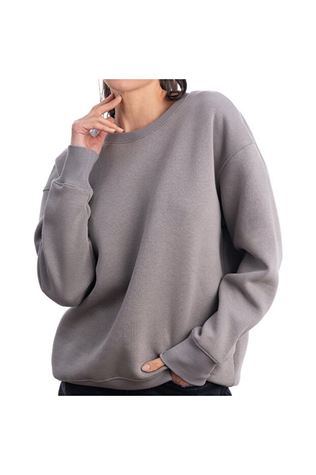 Basic Oversize Sweatshirt - 5