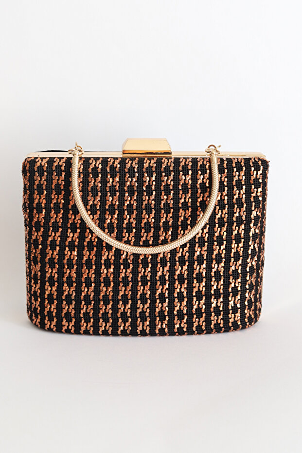 Tel Kırma Modelli Abiye Çanta - 3