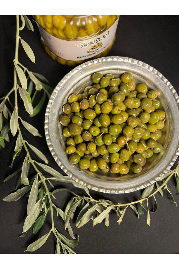 Yeşil Zeytin Halhali Kırılmış Net 3.5 Kg - 2