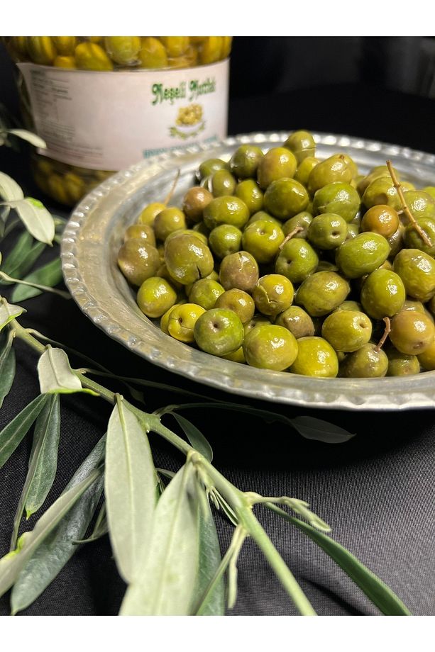 Yeşil Zeytin Halhali Kırılmış Net 3.5 Kg - 7