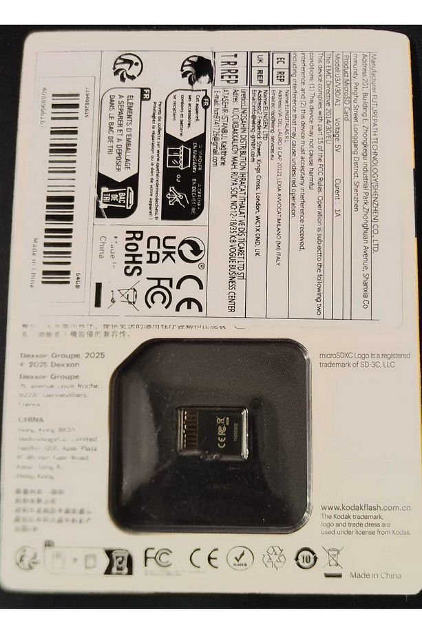 Original Kodak Micro SD Card 32gb-64GB128gb-256gb Class 10 High Speed Memory Card  U3 Card - 2