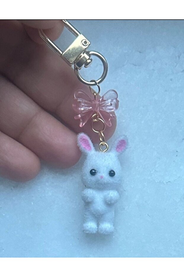 سلسلة مفاتيح أرنب فروي - 3