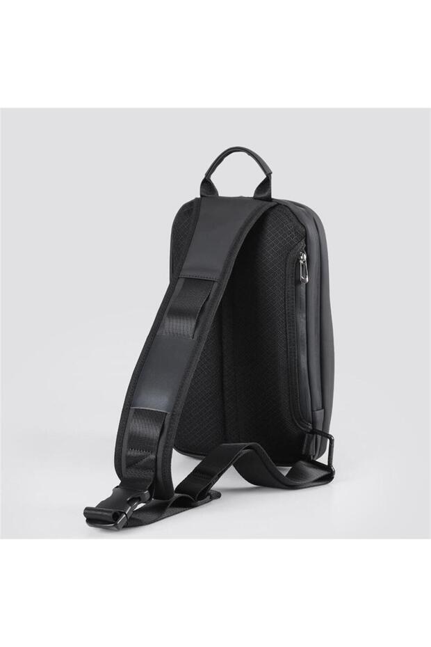 Ççs 51466 Tek Omuz Askılı Sırt ve Göğüs Çantası Siyah - 5