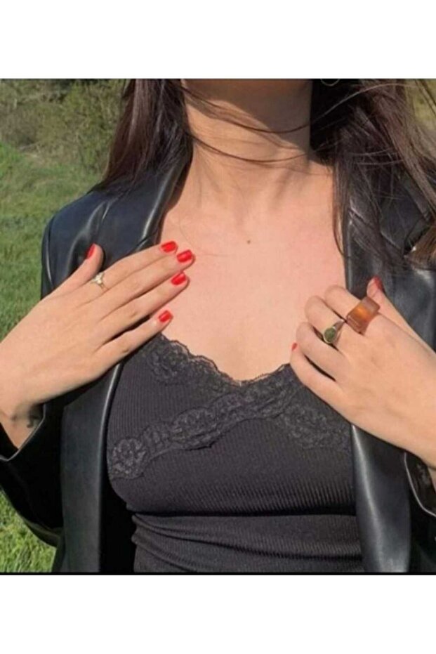 Pinterest Askılı Crop Top - 1