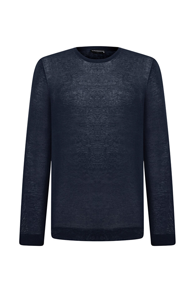 سترة قطنية بياقة دائرية - 1