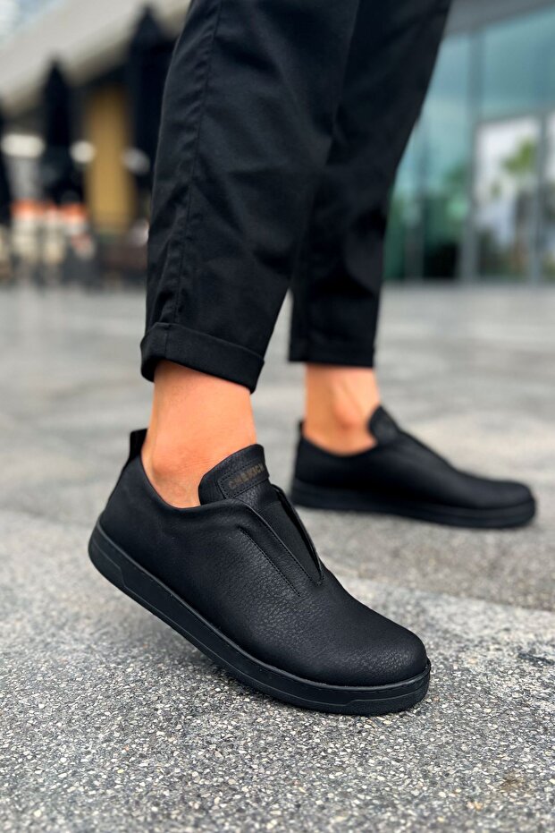 Flat Men's Casual Shoes Black