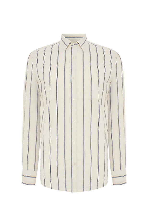 Regular Fit Striped Long Sleeve Shirt