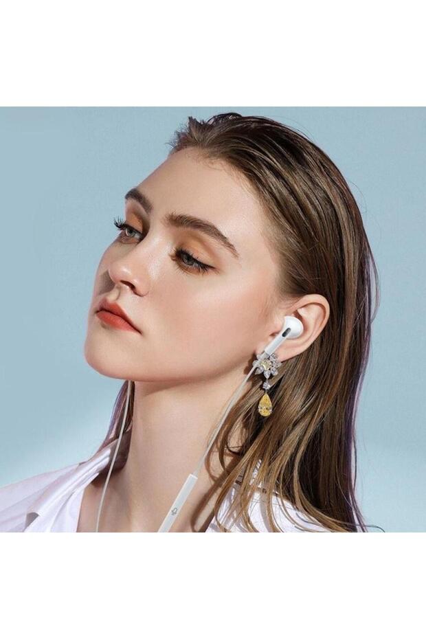 ELF Ucu Çıkışlı Pop Up Kulakiçi Yumuşak Kontrol Tuşlu Kulaklık AYR 1135941 - 3
