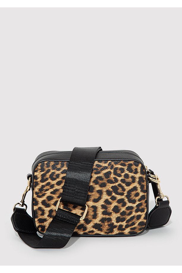 Leopar Desenli Çapraz Çanta 1912820-82337 - 3