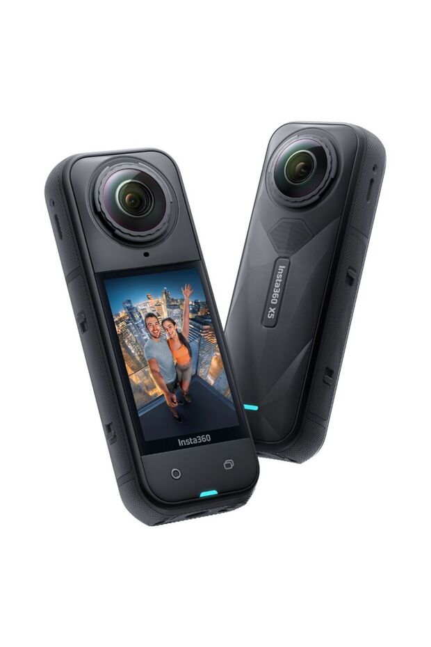 X5 8K30fps Action Camera | 360° Video | 360° Capture | Up to 3 Hours Battery Life | Black