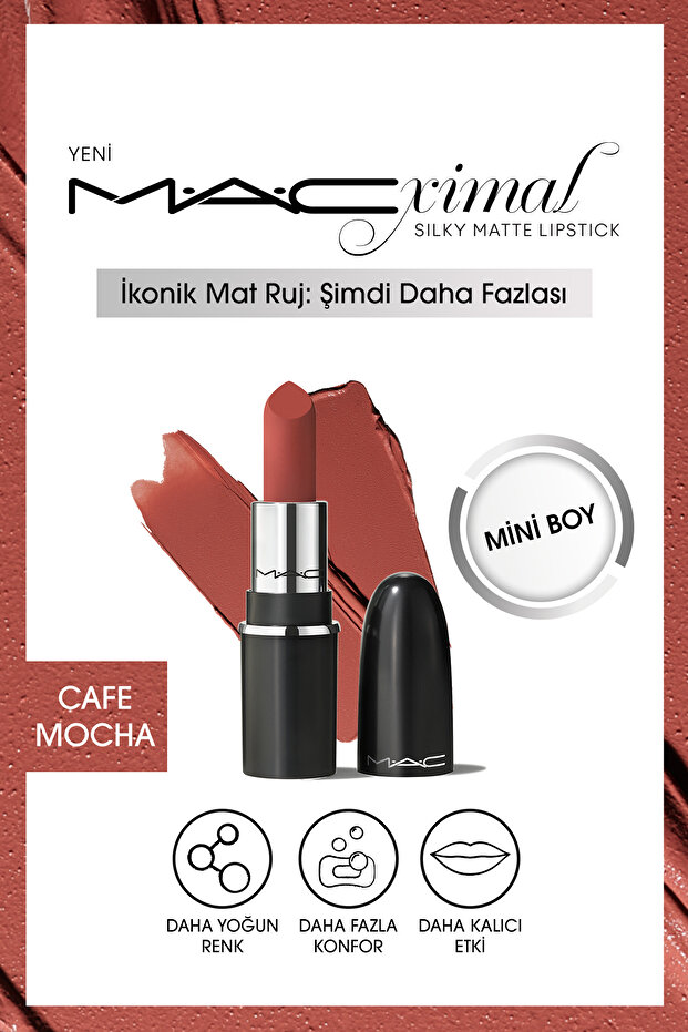 MACximal Mini Mac Silky Matte Lipstick - Café Mocha 1.7g - 1