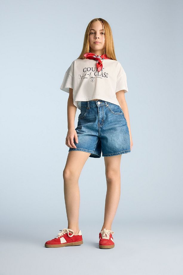 Kız Çocuk Jean Şort E0110A825SM - 2