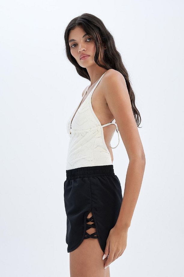 Regular Fit Deniz Şortu-fall In Love B7210ax24sm - 4