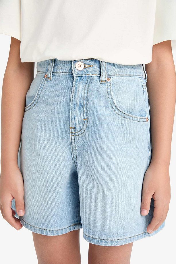 Kız Çocuk Jean Şort E0110A825SM - 7