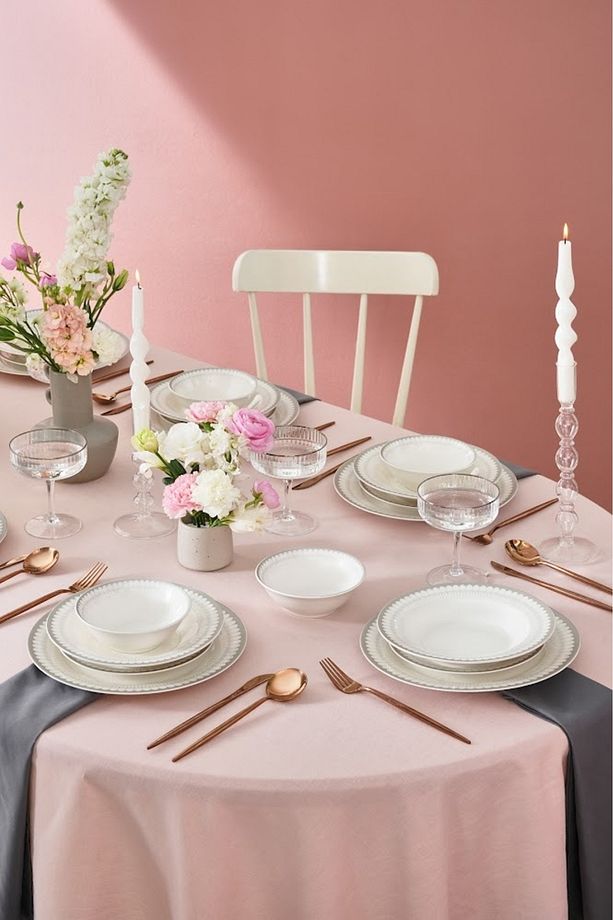 Juliet Metallic 24 Parça 6 Kişilik Yemek Takımı - 7